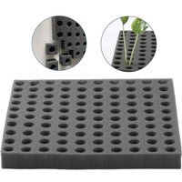 1 sheet Black Seedling Sponge Soilless Hydroponic Cloning Garden Pots Nursery Collar Seedlings Plant Vegetables Cultivat