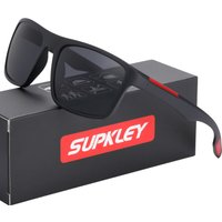 SUPKLEY Ultra Lumière TR90 lunettes de Soleil Hommes HD Polarisées Lunettes de Soleil UVA & B Protection Lunettes Accessoire avec emballage Original