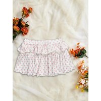 Spring and summer new cake polka dot fluffy high waist sweet style pink girl style short half body ballet skirt wholesale