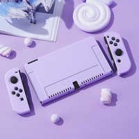 Schutzhülle kompatibel mit Switch ns/Nintendo Switch OLED-Konsole und Joy-Cons, Switch kann in Dock mit Shell eingesetzt werden