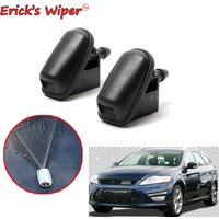 Erick's Wiper 2Pcs/lot Front Windshield Wiper Washer Jet Nozzle For Ford Mondeo 4 2007 - 2014 Hood Sprayer Sprinkler OE: 1708797