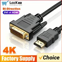 4K HDMI To DVI Cable Bi-direction DVI To HDMI Adapter 1.5M 3M Cable 24+1 DVI-D Converter for TV Xbox DVD PC Projector HDTV BOX