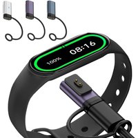 LED Indicator Magnetic Charger Converter Type-C Female to 2pin Converter for Xiaomi Smart Band 8/9/10/Pro/NFC Redmi Watch 5/4/3