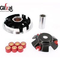 Glixal GY6 125cc 150cc 200cc Kit de variateur de course haute performance avec poids à rouleaux de 13 grammes pour moteur de scooter 152QMI 157QMJ