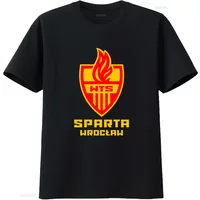 Sparta Wroclaw T Shirt Speedway Zuzel Koszulka Ekstraliga Present Birthday Flame Shield Design vintage Washed fashion