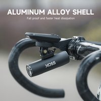 XOSS XL400/800/1200 feu avant de vélo en aluminium pour vélo Rechargeable vtt lampe avant phares accessoires de vélo