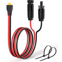 1.5m/5Ft 1m/3.3Ft 14AWG Solar Panel to XT60 Charging Cable for ALLPOWERS R600 R1500 R2500 EcoFlow Anker Portable Power Station
