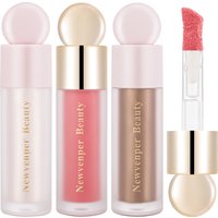 Liquid Highlighter + Liquid Blush + Liquid Contour for Face & Body, High Glossy Finish, Natural Glow Liquid Luminizer Makeup