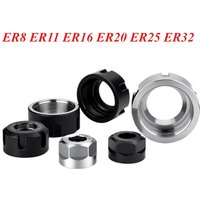 ER Nut Collet Spring Collect Nut Clamping for CNC Milling Engraving Machine ER8 ER11 ER16 ER20 ER25 ER32 a M UM NUT