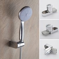 1Pcs Adjustable ABS Chrome Handheld Shower Holder Bracket Rail Bracket Slider Wall Mounting for Head