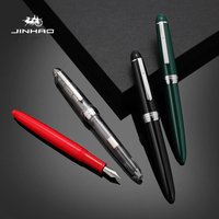 Luxury JINHAO 992 Fountain Pen 12 Colors Silver Clip Stationery Office School Business Supplies Writing Pens Gift PK 9016 9019