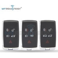 MYREMOTEKEY Smart Key Shell Case 5Button for Land Rover Range Rover Sport Jaguar XF XJ EX F-Pace F-Type 2018 2019 FCC KOBJXF18A