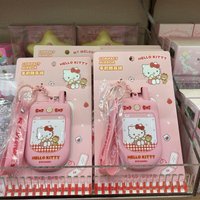 Anime Sanrio Hello Kitty Phone Shaped Folding Pocket Mirror Cute Cartoon Portable Makeup Touch Up Mirror Cartoon Kawaii Lovely