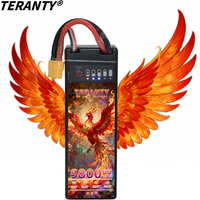 TERANTY 3S LiPo Battery: 11.1V/11.4V, 100C/130C, 5400/5800mAh, XT60 T-plug, LED Indicator. For RC Cars, Trucks, FPV Racing Parts