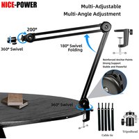 Upgrade Foldable Stand,Microscope Support, Electron Microscope Adjustable Bracket For Industrial Video Microscopes PCB Quality