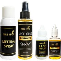 lace melting spray Extreme Hold Waterproof Lace Glue Wig Adhesive remover Lace Frontal And Full Lace Wigs Durable