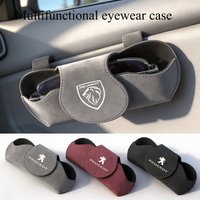 Car interior visor glasses clip sunglasses case suitable for Peugeot 108 206 207 208 301 307 308 406 407 408 508 2008 3008 4008