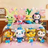 Octonauts Emulation Push Toys Officially Licensed Barnacles Peso Plush Toy Captain Kwazii Toy Kid Christmas Birthday gift