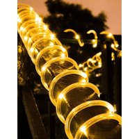 1set Solar Rope Lights, 50led 7m Solar Rope Tube String Lights, Solar Garden Tube Lights with 8 Light Modes for Garden Yard Part