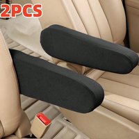 2Pcs Car Front Seat Armrest Covers, Cloth Fabric Armrest Protectors, Armrest Cover Skin For Car, SUV, Truck And Van