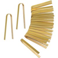 20/50/120Pcs Mini Bamboo Tongs, 4-Inch Disposable Wooden Cooking Tongs, Natural Toast Tongs Tea Supplies