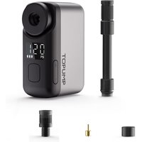 TOPUMP TB2 PRO Mini Portable Electric Pump for Bike Cordless Tire Inflator 120PSI Max 450mAh Battery with Screen Fast Charging image 4