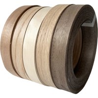 Non-preglued Oak/Walnut/Birch/Cherry Edge Banding, Real Wood Veneer Edging, Natural Veneer Strips for Plywood and Furniture
