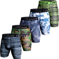 Compression Shorts Men 3D Print Camouflage Bodybuilding Tights Short Men Gyms Shorts Male Muscle Sport Elastic Running Shorts image 4
