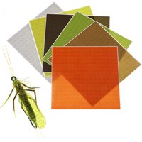 Realistic Insect Wing Material-Biomimetic & Waterproof Fly Tying Nymph's Body Wrap Skin For Nymphs Mayflies Stoneflies Trout
