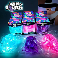 2026 Stress Ball noctilucent Jellyfish & Cube Squish Toy, Soft Jelly Squeeze Stress Relief Fidget Toy, Sensory for Kids & Adults