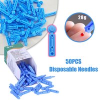 50Pcs Blood Lancet Pen Disposable Needles Massage Stick Use for Pen Sterile Lancets Vent Drain Blood Lancet Disposable Needles