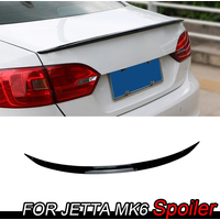 For VW Volkswagen Jetta MK6 2012-2018 Spoiler Soft Plastic Rear Trunk Lip Wing Spoiler Car Accessories