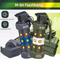 R5 Tactical M84 Grenade Dummy LED Strobe Light Outdoor Camping Survival Lamp Military Cosplay Prop Gear