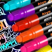 8 Colors Liquid Erasable Chalk Markers Pens Washable & Wet Erase Neon Art Makers for Blackboard Chalkboard Signs Glass Window