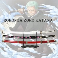 Roronoa Zoro Katana Anime 104Cm / 41In Cosplay Toy Sword Halloween Gift Dressing Props Enma Purple Wado Ichimonji NM26