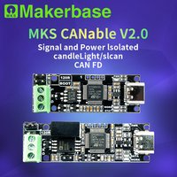 Makerbase CANable 2.0 USB to CAN Adapter Analyzer CANFD SLCAN SocketCAN CANdleLight Klipper