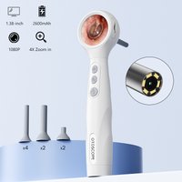 1.38'' IPS Screen Visual Ear Scope Otoscope Ultra Thin 4.2mm HD1080P Camera for Handheld Endoscope 2600mAh for Ear Check
