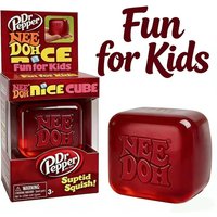 Schylling Nice Cube Dr Pepper Slow Rebound Squishy Fidget Toy Squeeze Sensory Stress Relief Anti-Anxiety for Kids Adults ADHD