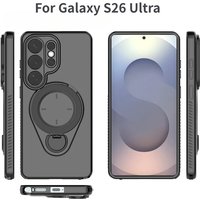 Luxury Armor Design 360° Rotable Magnetic Bracket Case For Samsung Galaxy S26Ultra S26Plus S26 Enhanced Shockproof Rugged Cover