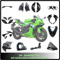 100% Full Dry 3K Carbon Fiber Motorcycle Parts Fairings Cowls Kit For Kawasaki ZX6R2019 2020 2021 2022 2023 2024 2024 2025 2026