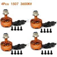 4 Stück 1507 Bürstenloser Motor 2550KV 3650KV 3-6S Lipo für 3-Zoll Freestyle FPV Q RC-Renndrohne