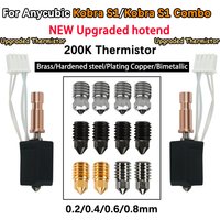 For Anycubic Kobra S1 Hotend ceramic New Upgrade Hotend For Kobra S1 Combo Head S1C 24V 48W 200K Rapid heating 300℃