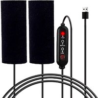 NEW 2PCS 5V 2A USB Electric Motorcycle Heated Handlebar Cover 3 Gear Warmer Heated Handgrips Handle Cover Motorcycle Accessories