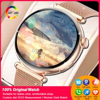 Women Smart Watch ECG PPG Health tracking Watch AMOLED Screen BT Call AI dial AI intelligent diamond strap Smartwatch For Women