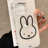Hot simple Cute Cartoon Miffy soft silicone Phone Case For Samsung S21S22 S23 S24 S25 S26Ultra Plus Note10 shockproof Cover