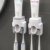 1pc automatische Zahnpasta spender kreative Wand halterung und kleine Zahnbürsten halter presse für Familien dusch bad