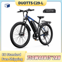 DUOTTS C29-L E-Bike 750W Motor 48V15*2AH Doppelakku Intelligente Konnektivität 29 Zoll Reifen Elektro-Mountainbike Hydraulische Scheibenbremsen Geschwindigkeitssensor Elektrofahrrad