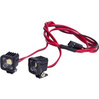 RC Car Square Bright LED Top Lights Headlight Spotlight for 1/8 1/10 RC Crawler Axial SCX10 III CJ7 Wraith Simulation DIY Parts