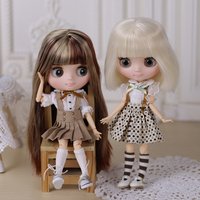 ICY DBS Middie Blyth doll 1/8 BJD joint body white skin cute set doll 20cm doll DIY toys girls gifts SD