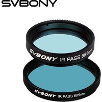 SVBONY 1.25/2'' IR-Pass Filter 1¼" (685 nm) Reduce the Effects of Seeing for Planetary Photography Contrast Enhancement SV183